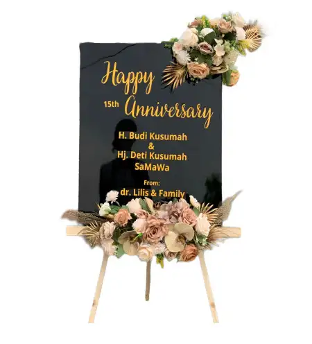 Papan Bunga Akrilik Kebon Sari