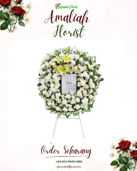 Krans Bunga Duka Kebon Sari