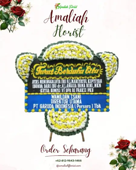 Papan Bunga Duka Kebon Sari